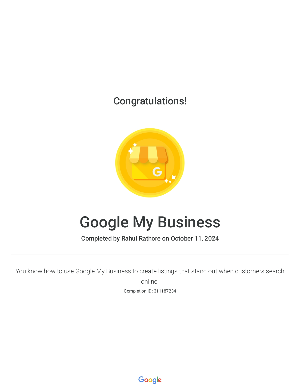 Google My Business Services in India