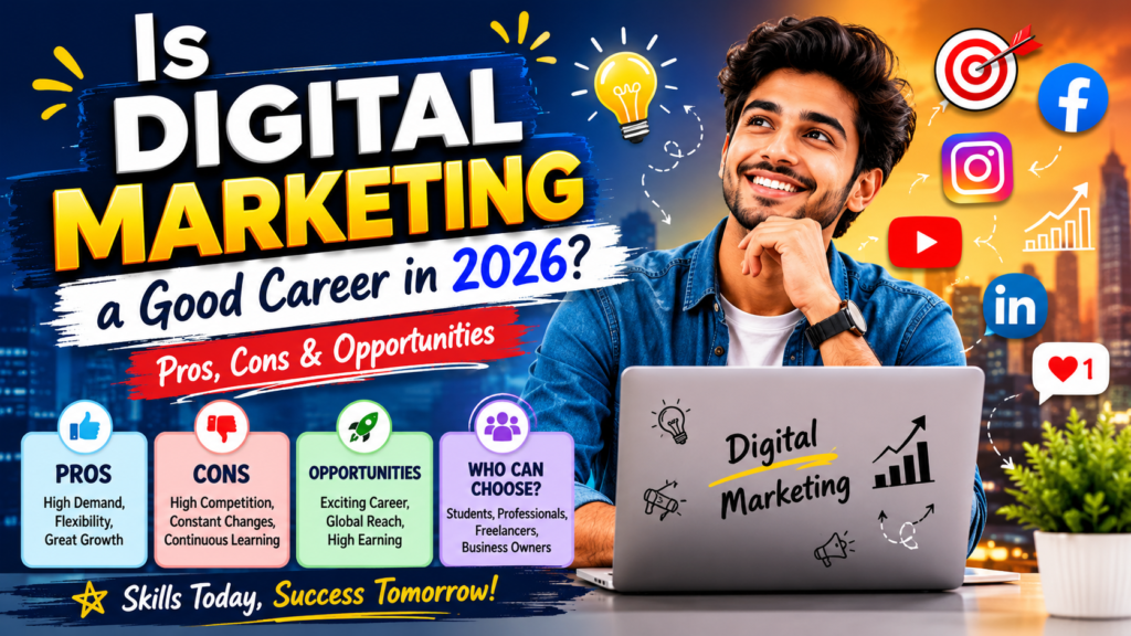 Is Digital Marketing a Good Career in 2026? Pros & Scope