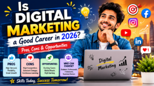 Is Digital Marketing a Good Career in 2026? Pros, Cons & Opportunities